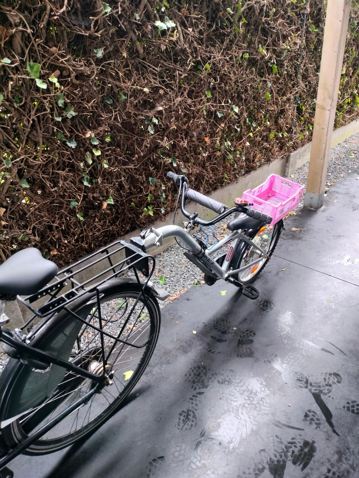aanhangfiets, Enlèvement, Vélo suiveur