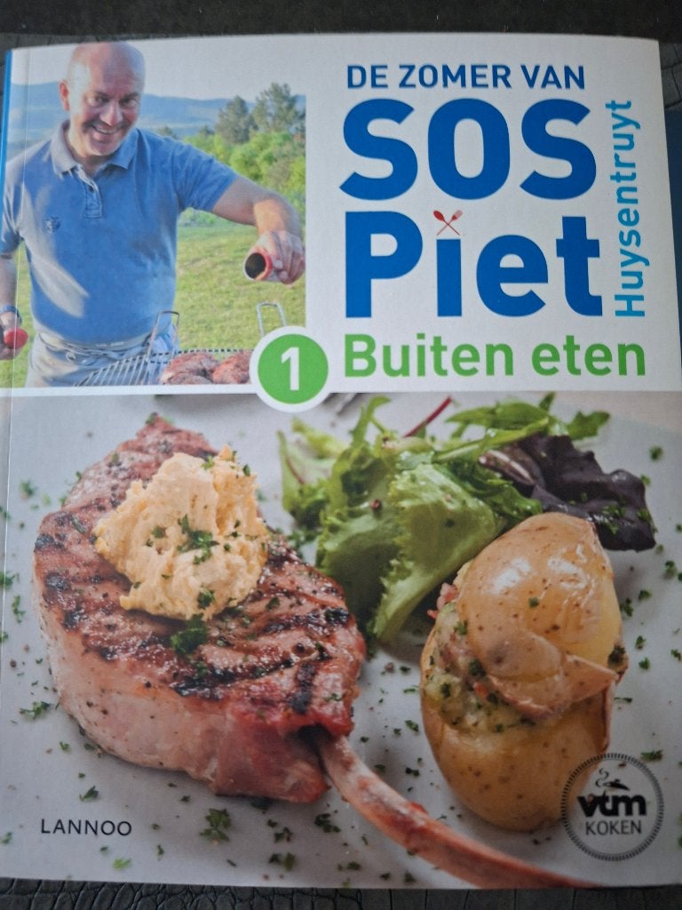 SOS Piet - Lekker buiten, Ophalen, Piet Huysentruyt, Voorgerechten en Soepen, Zo goed als nieuw