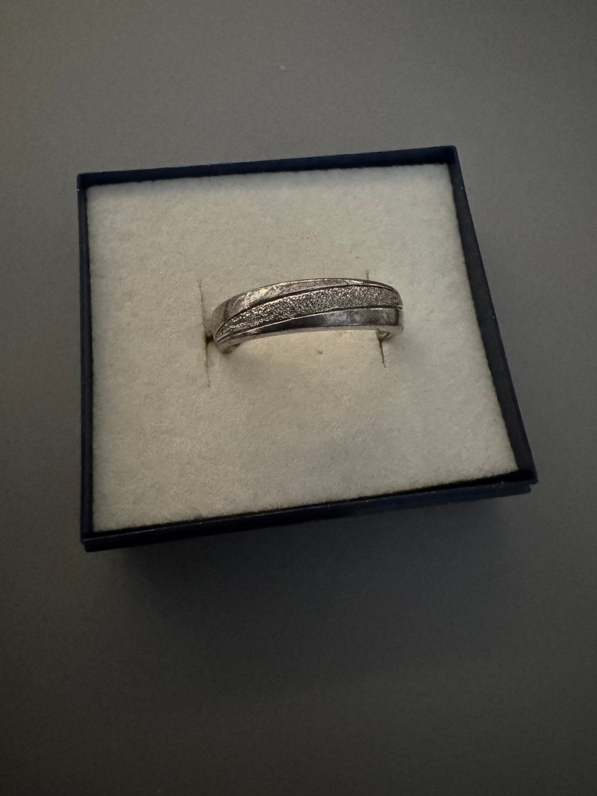 Zilveren ring, Handtassen en Accessoires, Ringen, Ophalen, Gebruikt
