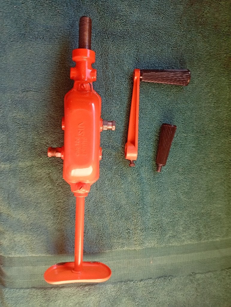 Antieke handboormachine VIS chignole kist vintage NOS, Ophalen of Verzenden