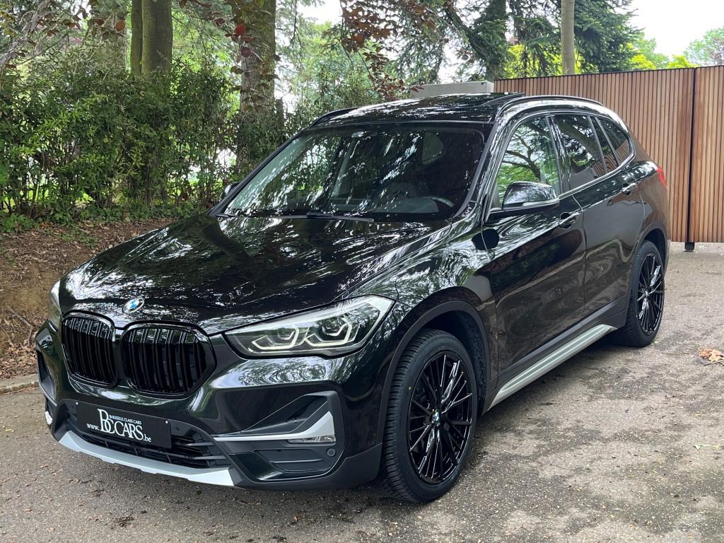 BMW X1 1.8 Facelift-Pano-Keyless-Prof-Led-Memory-Cam19", Auto's, BMW, Gebruikt, Zwart, Leder, Bedrijf