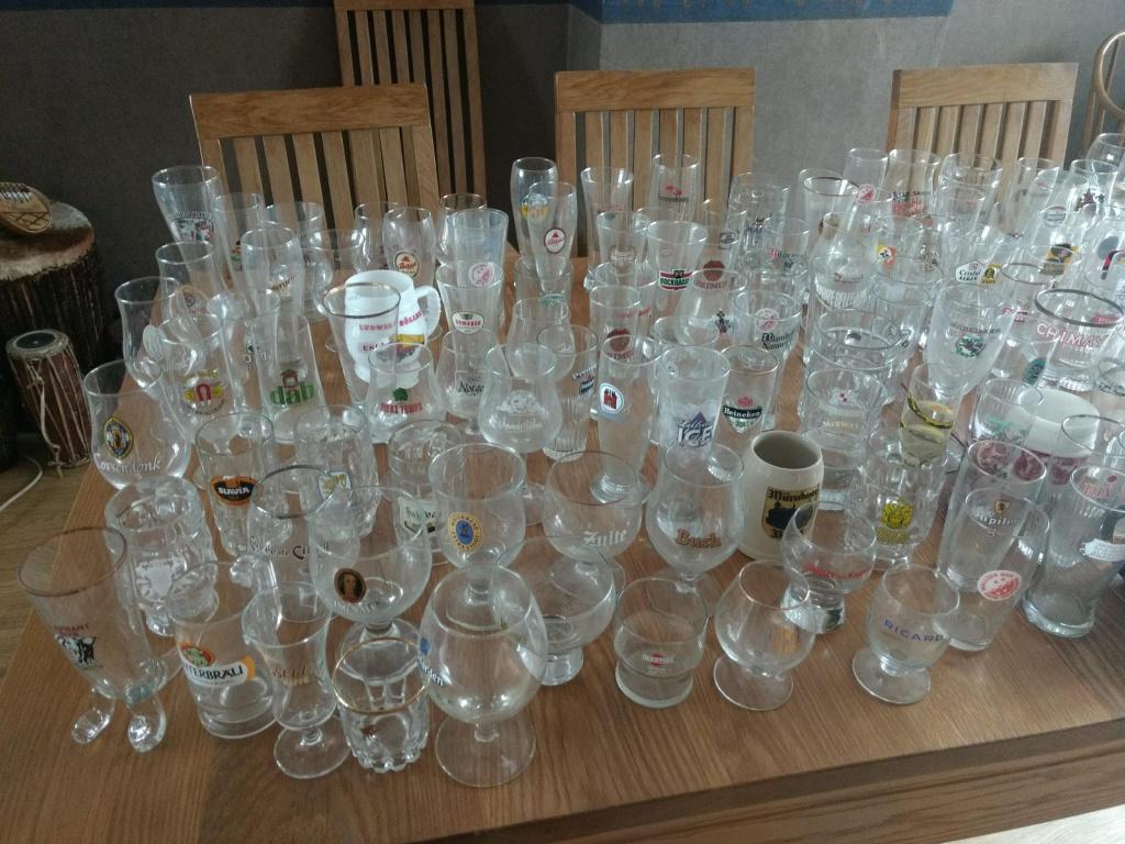 Collection verres à bière, Collections, Verres & Petits Verres, Enlèvement, Comme neuf, Verre à bière