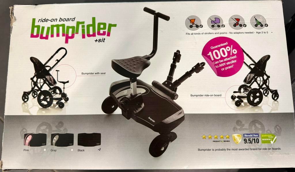 Bumprider - staan en zitten, Kinderen en Baby's, Buggy's, Zo goed als nieuw, Overige merken, Ophalen