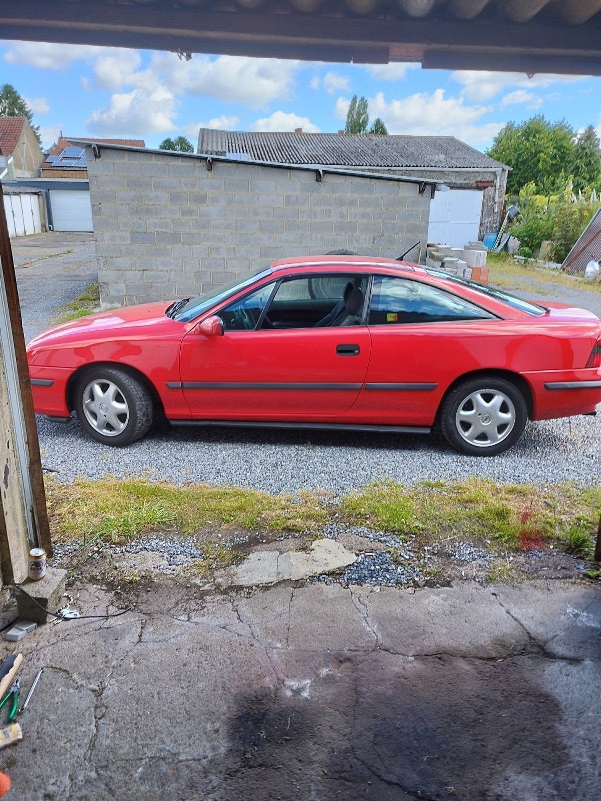 a vendre Opel Calibra de 1991 4000 eur, Auto's, Stof, Calibra, 4 cilinders, Grijs
