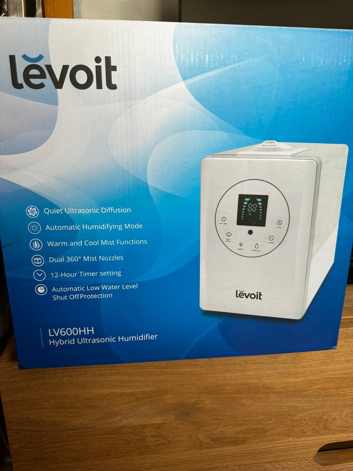 Humidifier Levoit, Ophalen of Verzenden, Zo goed als nieuw