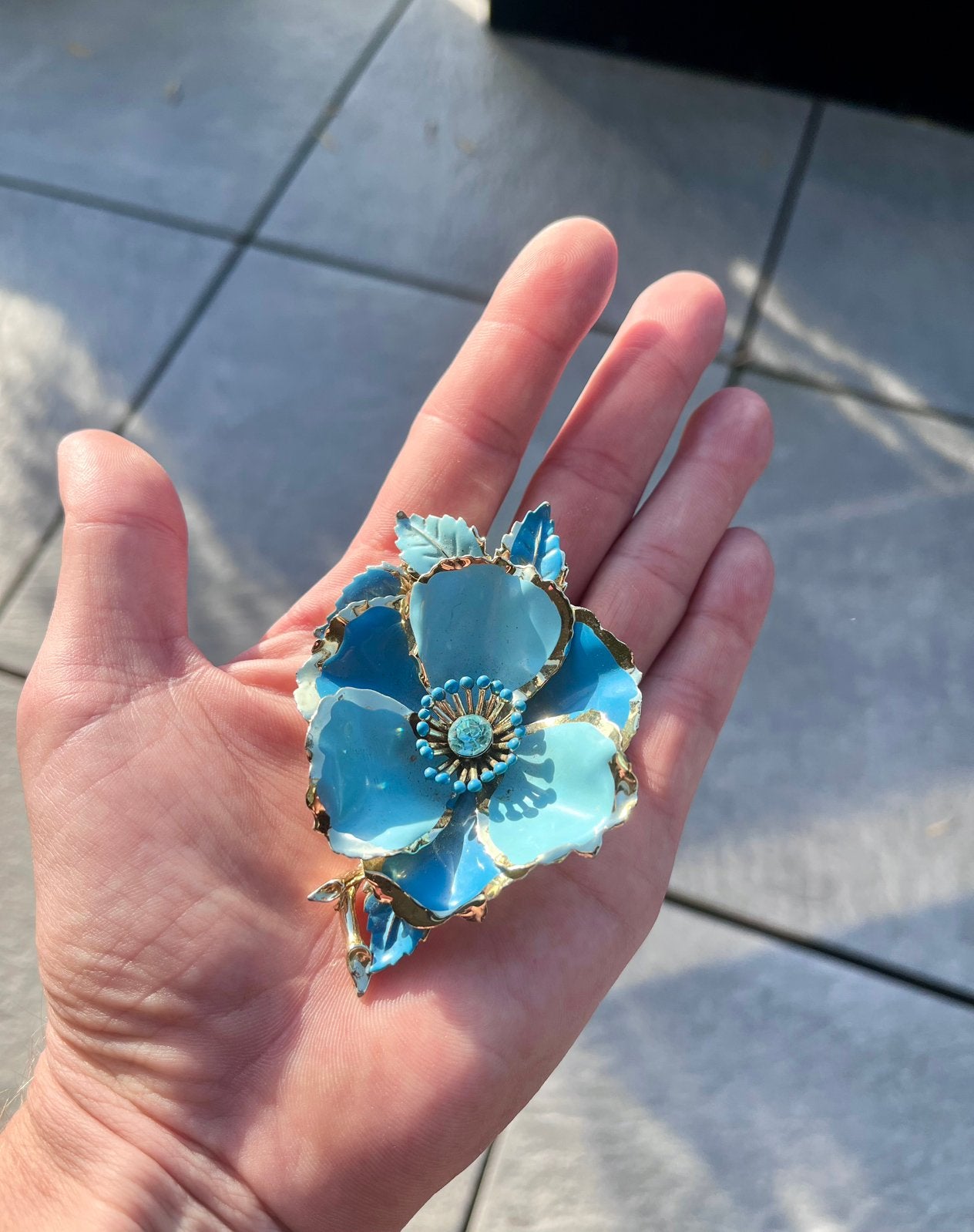 Vintage broche, Ophalen of Verzenden, Zo goed als nieuw