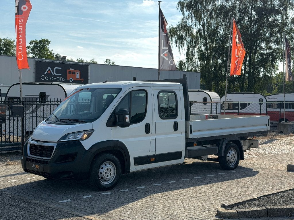 ✅Peugeot Boxer 2.2HDI Laadbak L4/Airco/GARANTIE/Navi/Trekh., Auto's, Voorwielaandrijving, 4 deurs, Stof, 4 cilinders