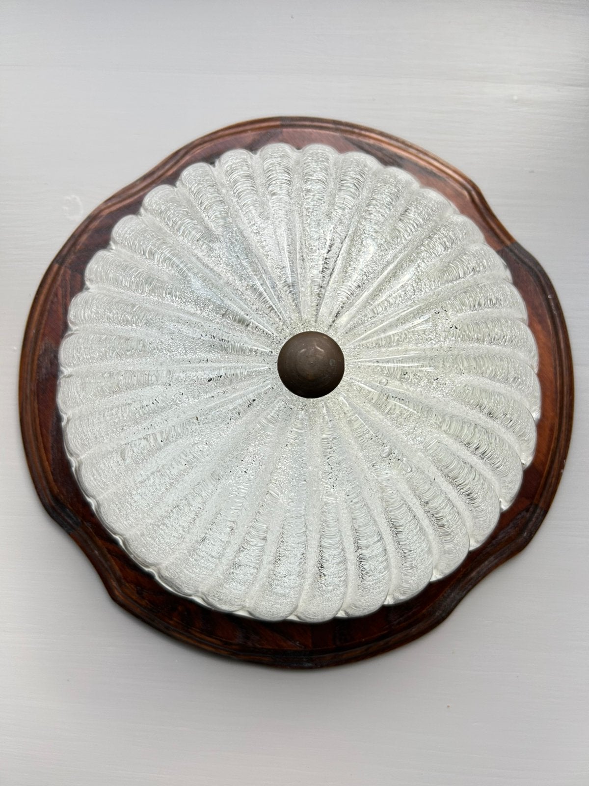 Lampe murale/plafonnier, Enlèvement ou Envoi, Utilisé, Verre, Vintgage klassiek