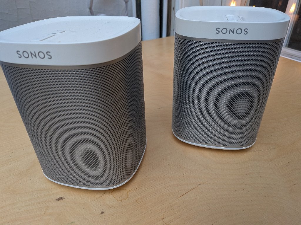Sonos play 1 / 2x, Audio, Tv en Foto, Slimme speaker, Gebruikt, Sonos, Ophalen