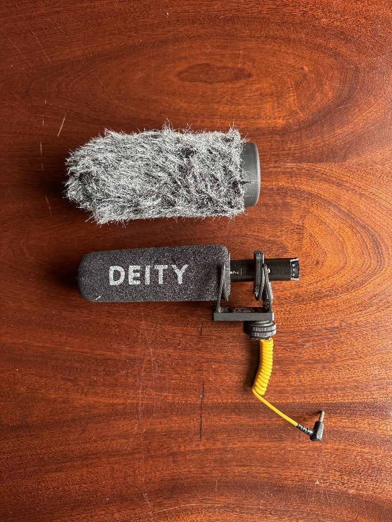 Deity D3 Pro micro canon sur caméra + bonnette + cable, Enlèvement, Utilisé