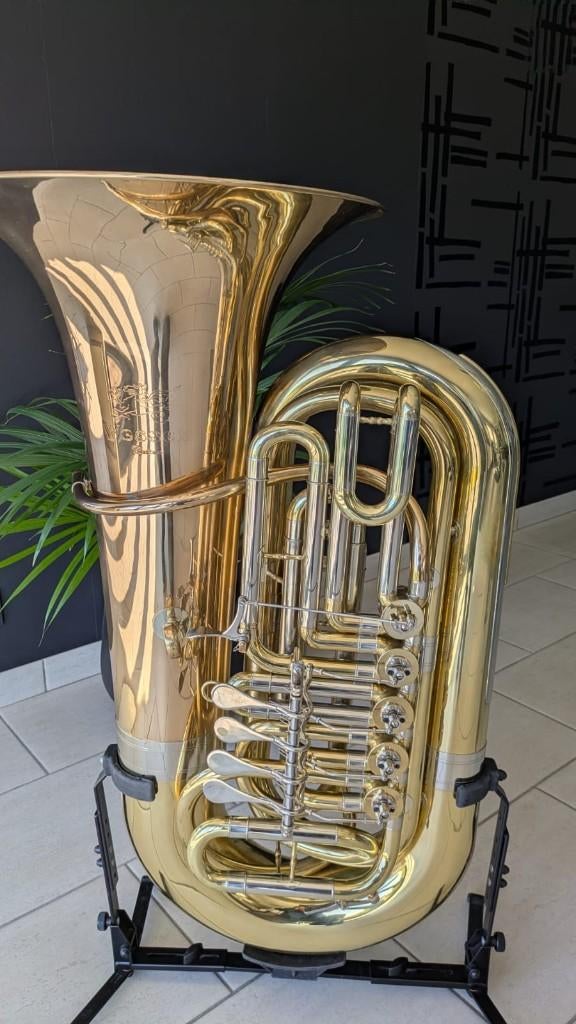 TUBA BASSE Sib WESSEX 5/4, Musique & Instruments, Enlèvement, Utilisé, Tuba en si bémol, Avec valise ou sac