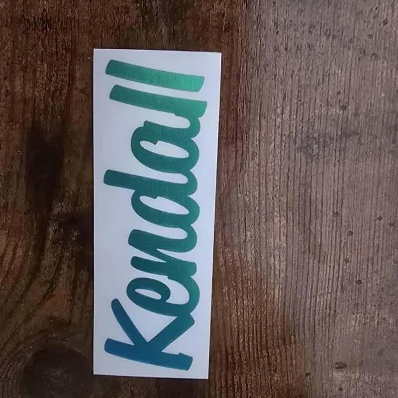 Gepersonaliseerde naam sticker voor muur, deur, fles, fiets, Verzamelen, Verzenden, Nieuw, Auto of Motor