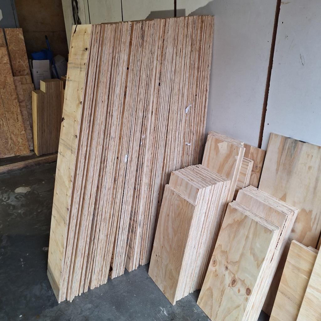 nieuw resthout, Doe-het-zelf en Bouw, Platen en Panelen, Ophalen, Nieuw, Hout, Minder dan 20 mm