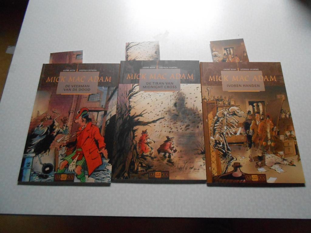 Mick Mac Adam volledige reeks Arcadia uitgaven 8 stuks., André Beniest (Benn), Complete serie of reeks, Nieuw, Ophalen of Verzenden
