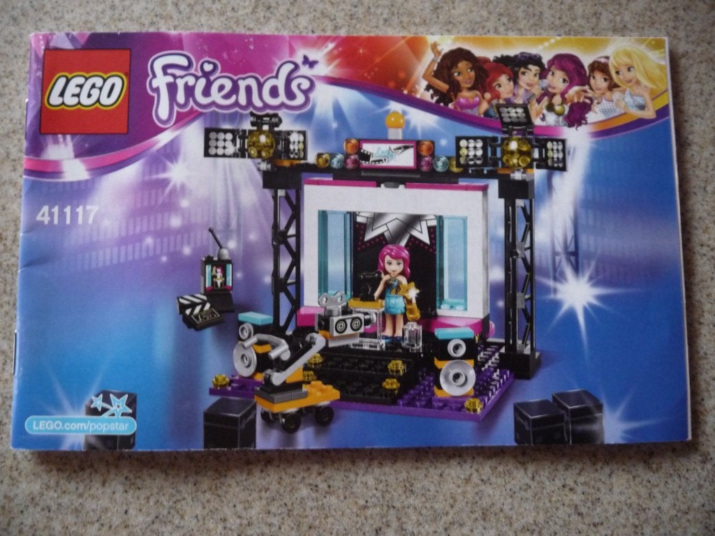 Lego Friends 41117 Popster tv studio, Lego, Ophalen of Verzenden, Zo goed als nieuw, Complete set