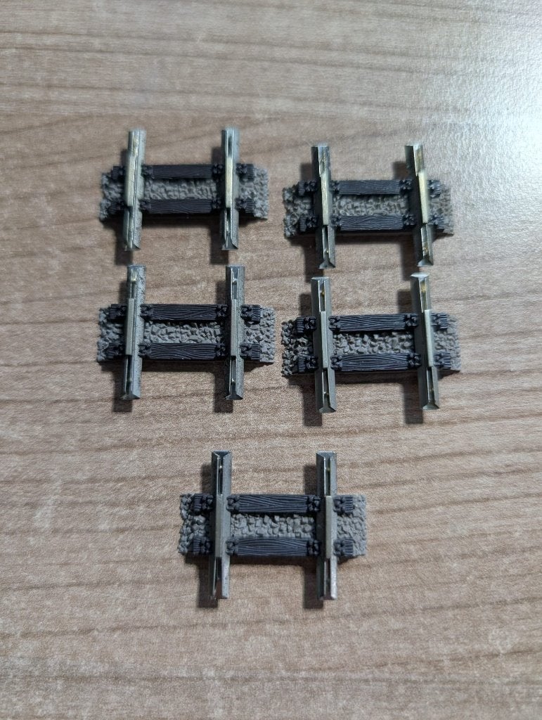 5 x Fleischmann 6107 H0 Profi-rail passtuk 10mm, Hobby en Vrije tijd, Modeltreinen | H0, Gebruikt, Rails, Fleischmann, Ophalen of Verzenden