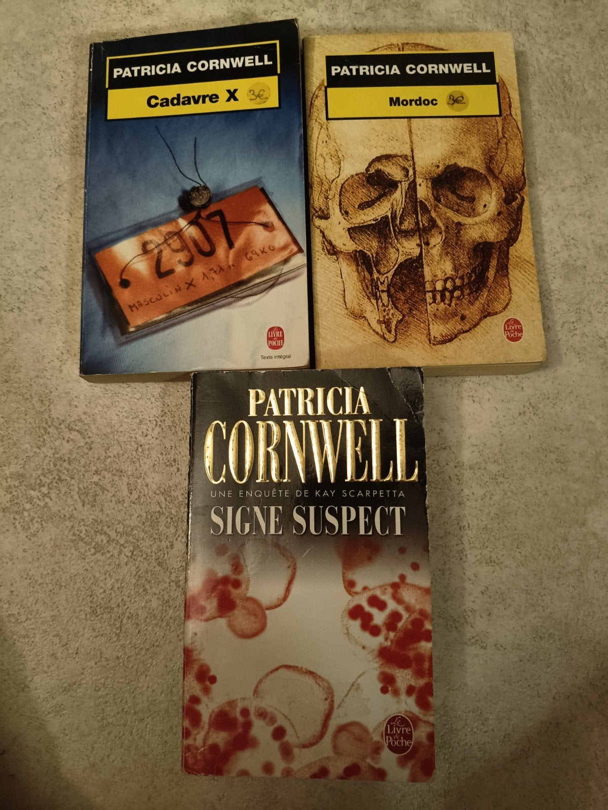 3 livres Patricia Cornwell, Ophalen