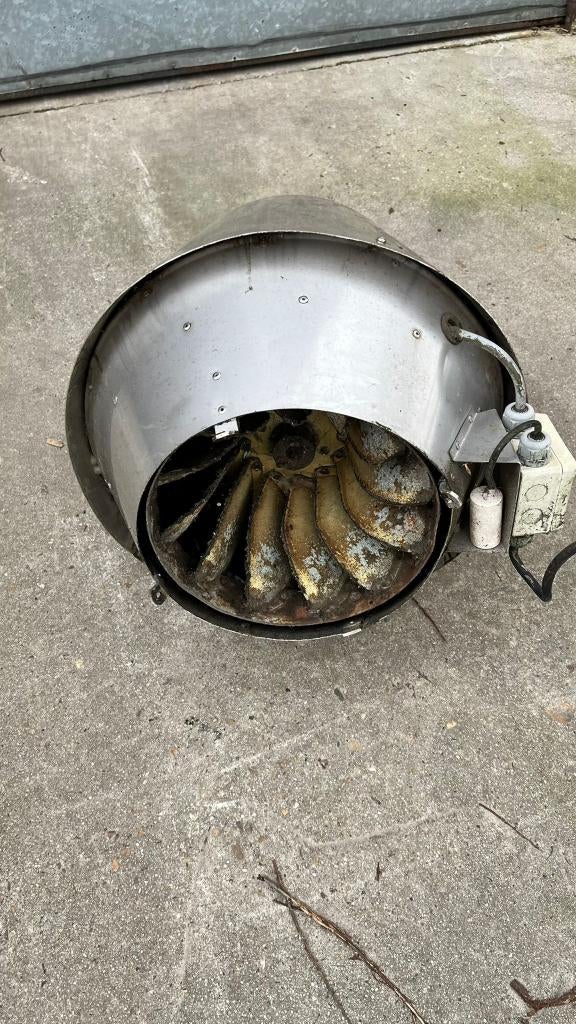 Industriële afzuigventilator kanaalventilator groot model, Doe-het-zelf en Bouw, Ventilatie en Afzuiging, Gebruikt, Afzuiger, Ophalen