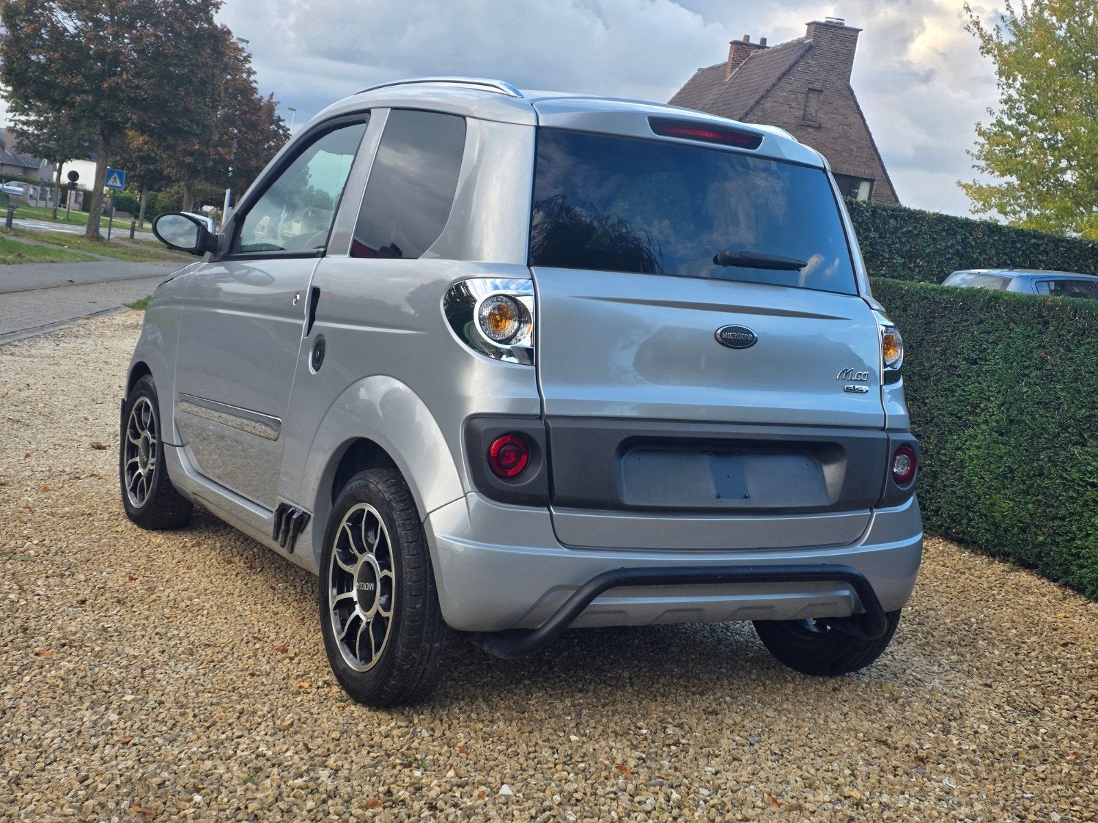 Aixam microcar MGO DCI 492 stille motor* parkstand* topstaat, Auto's, Leder en Stof, Bedrijf, Diesel, Zilver of Grijs