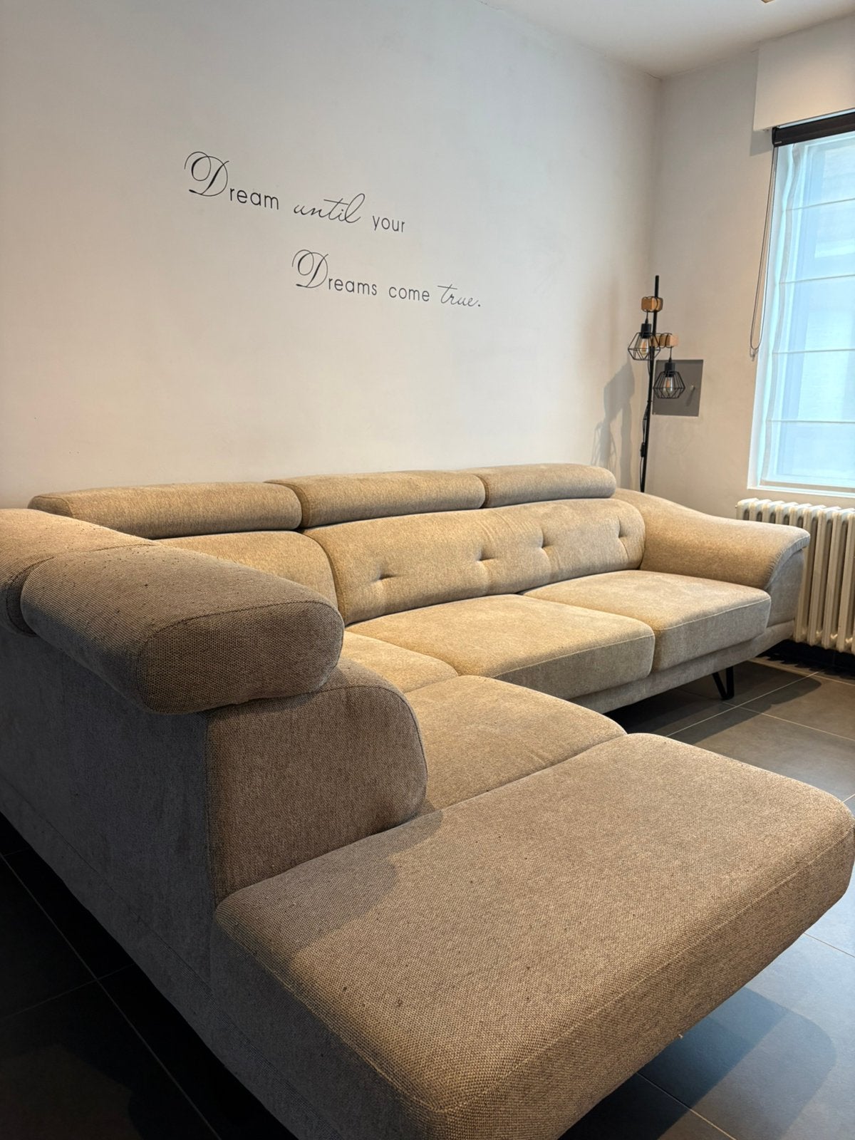 Hoekzetel te koop, Maison & Meubles, Enlèvement, Utilisé