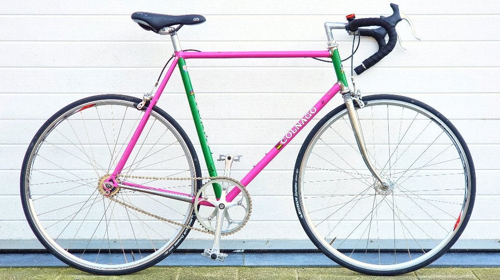 Colnago Super Belgian Collstrop - Isoglass team 1991 Fixie, Vélos & Vélomoteurs, Enlèvement, Utilisé