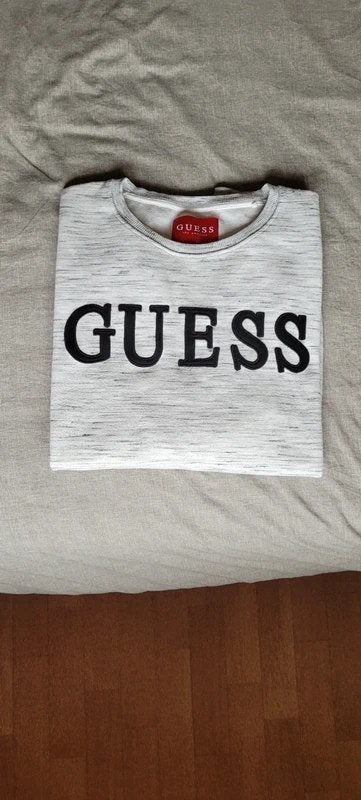 Pull Guess XL, Gris, Enlèvement ou Envoi, Taille 56/58 (XL), Comme neuf