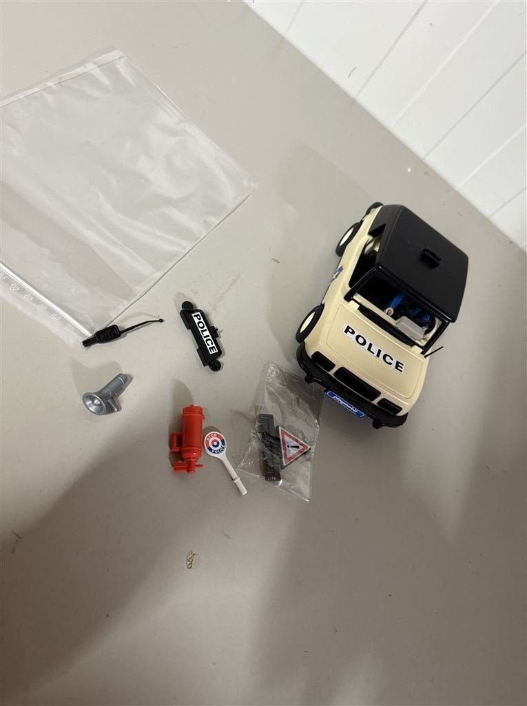 Playmobil politie auto - police playmobil, Enlèvement ou Envoi, Comme neuf