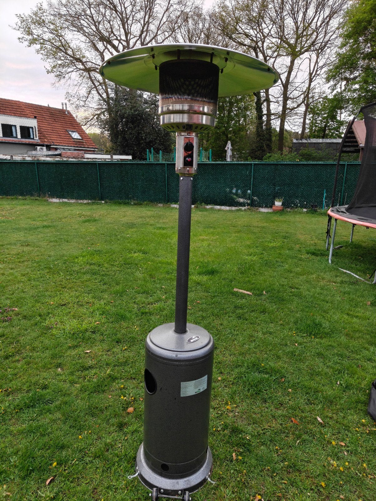 Terrasverwarmer op gas MaxxGarden met beschermhoes, Enlèvement, Comme neuf, Gaz, Sol