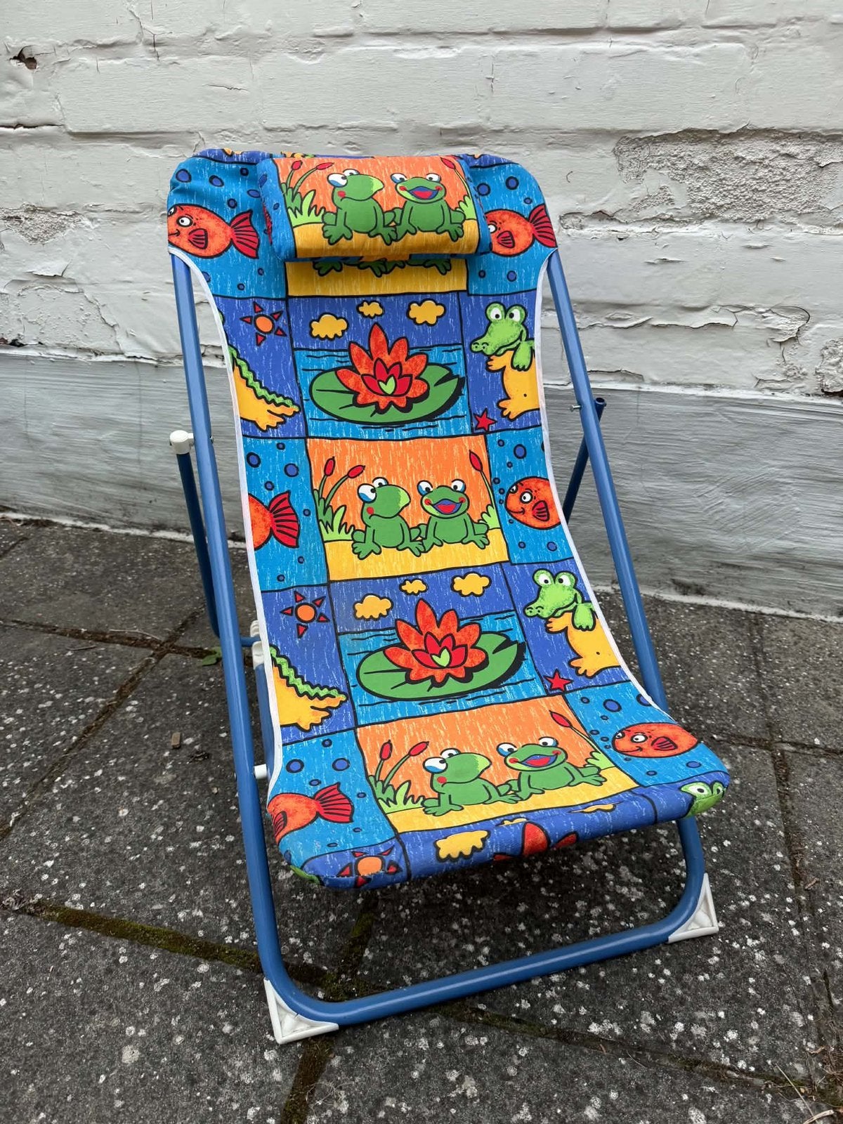 Strandzetel kinderen, Tuin en Terras, Ophalen, Gebruikt, Metaal, Inklapbaar