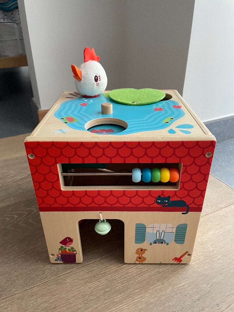 Cube d'activités en bois Lilliputiens : 25 €, Enlèvement, Comme neuf, Autres types