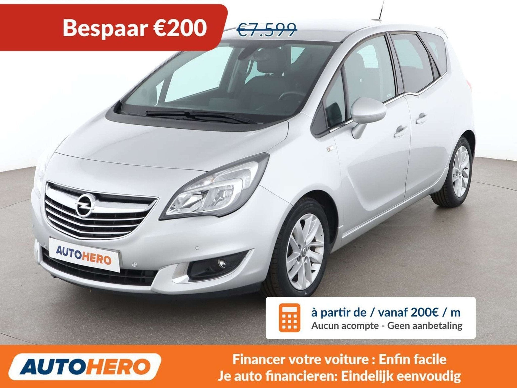 Opel Meriva 1.6 CDTI DPF Innovation (bj 2015), Auto's, Voorwielaandrijving, 1518 kg, Gebruikt, Zwart
