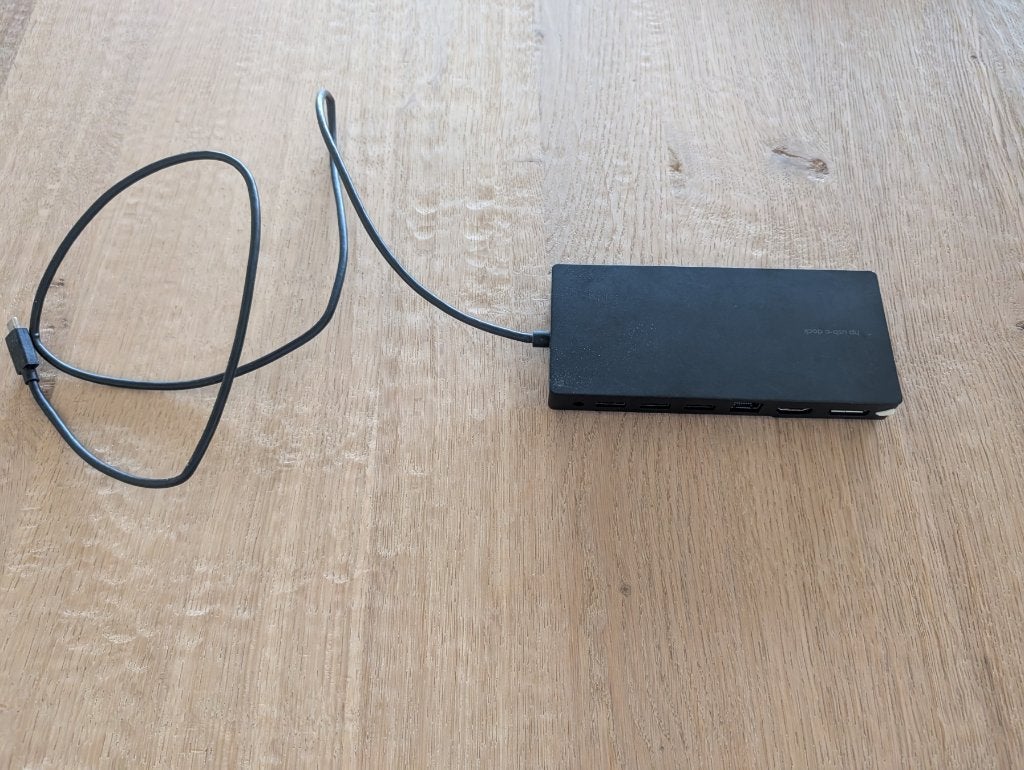 HP Docking station., Computers en Software, Ophalen, Docking station, Laptop, Zo goed als nieuw