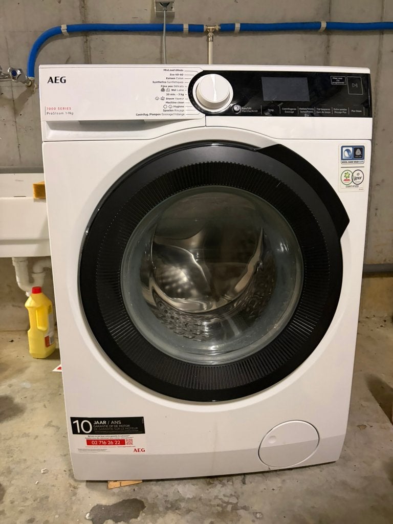 AEG LR75R944 ProSteam – Wasmachine – 9 kg – Energielabel A, Elektronische apparatuur, Wasmachines, Ophalen, Gebruikt, 8 tot 10 kg