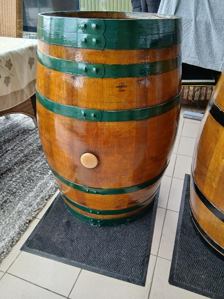 wijnvat & eiken wijnvat & tuinbeeld, Tuin en Terras, Regentonnen, 150 liter of meer, Ophalen, Nieuw, Hout