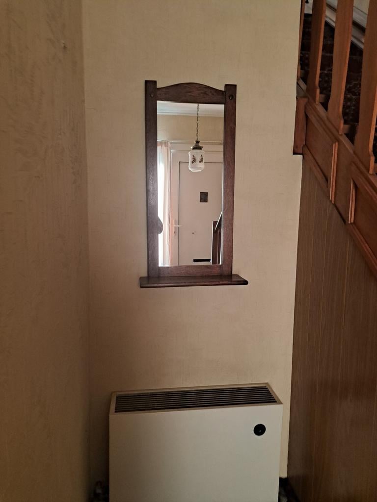 Spiegel  met houten kader, Huis en Inrichting, Ophalen