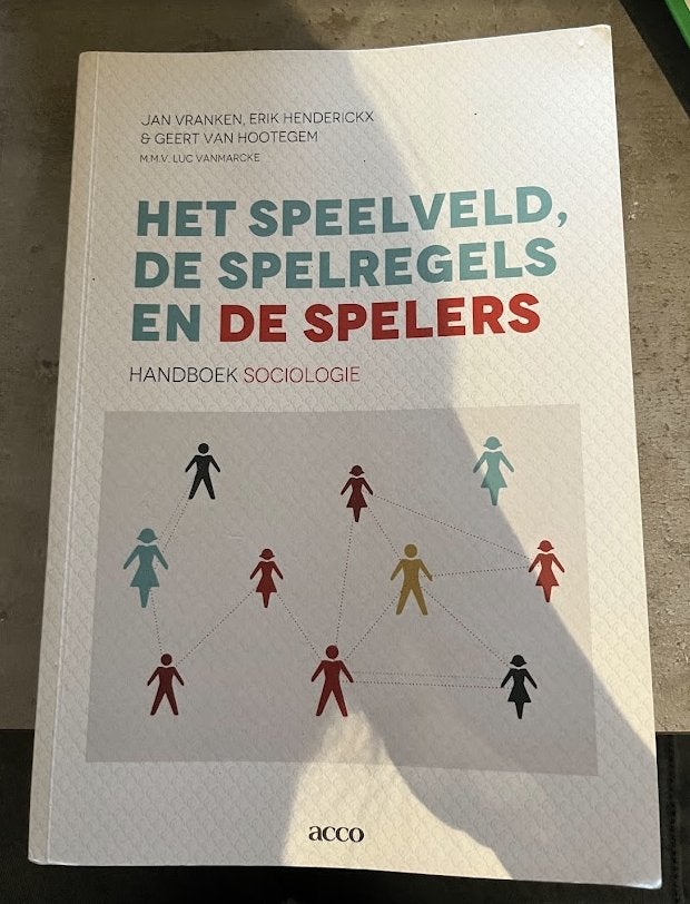 Handboek Sociologie, Livres, Enlèvement ou Envoi, Comme neuf, Autres niveaux, Acco