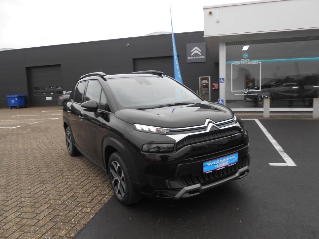 Citroën C3 AIRCROSS 1.2 PURETECH S&S MANUEEL - WAARBORG, Auto's, 4 deurs, Stof, Gebruikt, Zwart