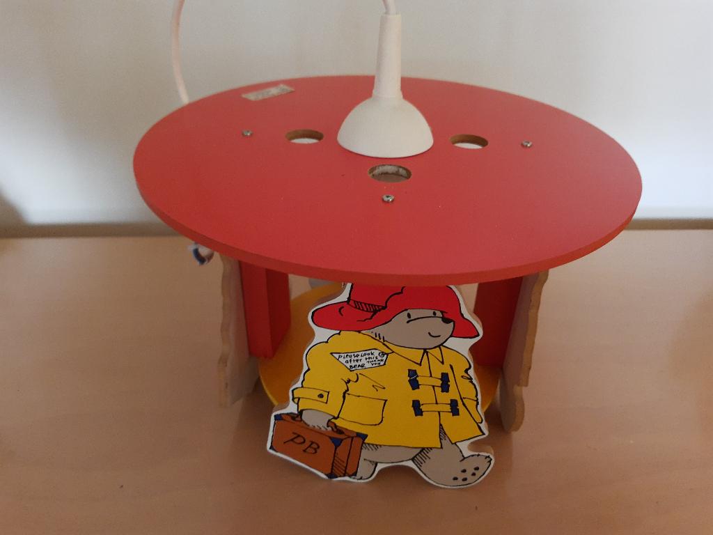 Beertje Paddington houten hanglamp, Ophalen of Verzenden, Zo goed als nieuw, Hout
