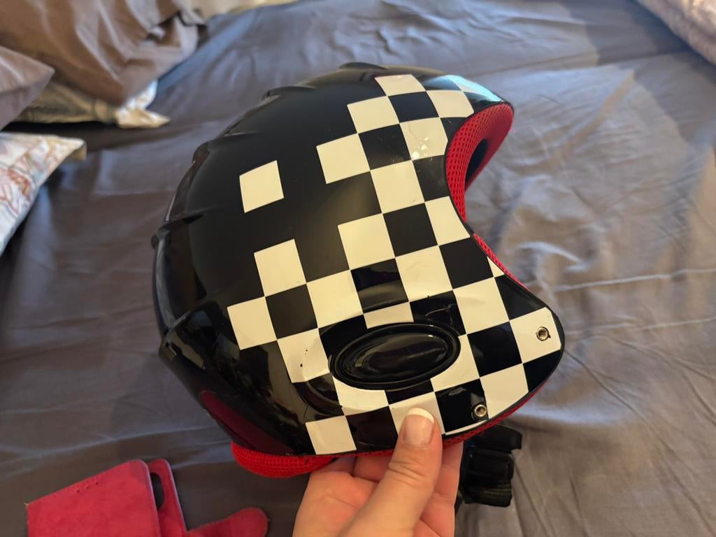 Casque de ski freestyle Deneriaz, Autres marques, Enlèvement ou Envoi, Utilisé, Autres types