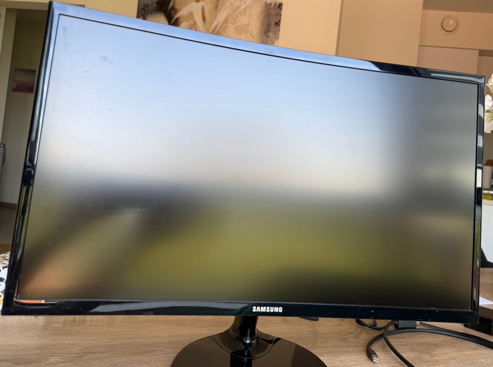 Ecran moniteur PC SAMSUNG incurvé, Computers en Software, Monitoren, Gebruikt, Ophalen