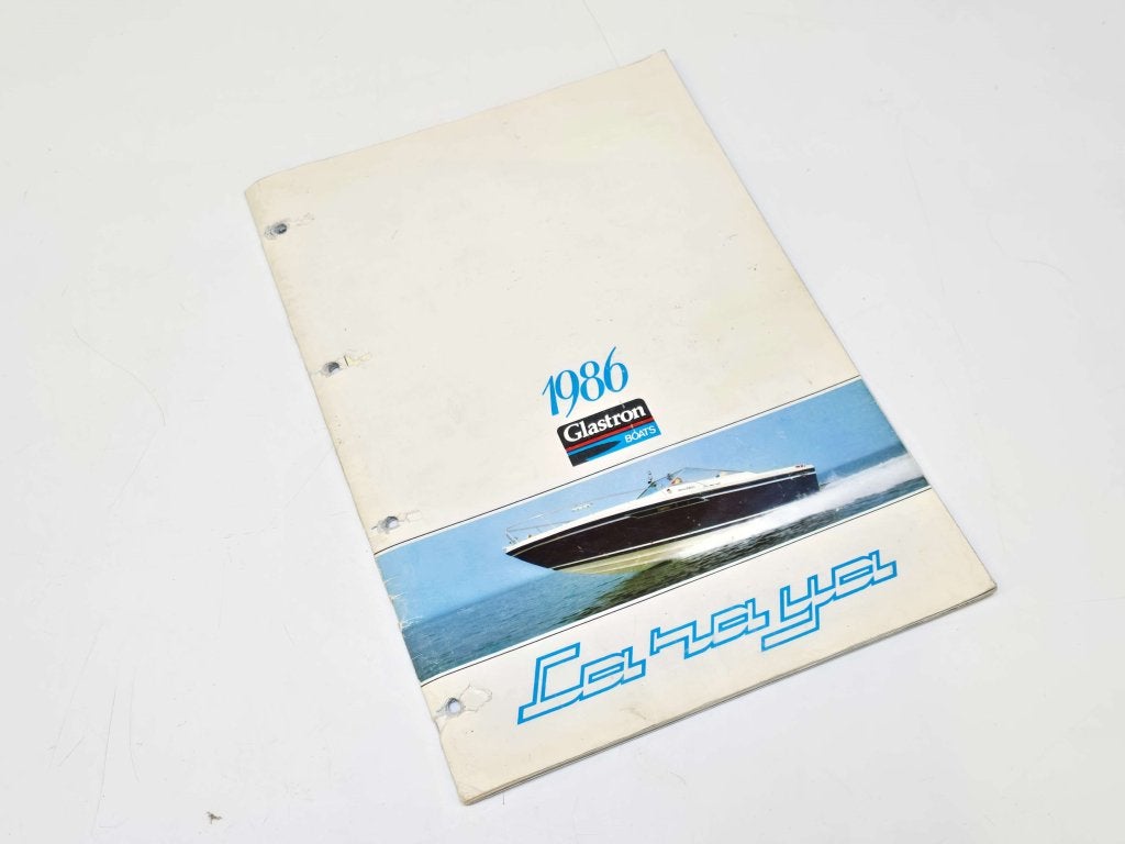 Originele GLASTRON (La Raya) folder 1986 modellen-reeks, Niet ingevuld, Enlèvement ou Envoi, Niet ingevuld, Utilisé