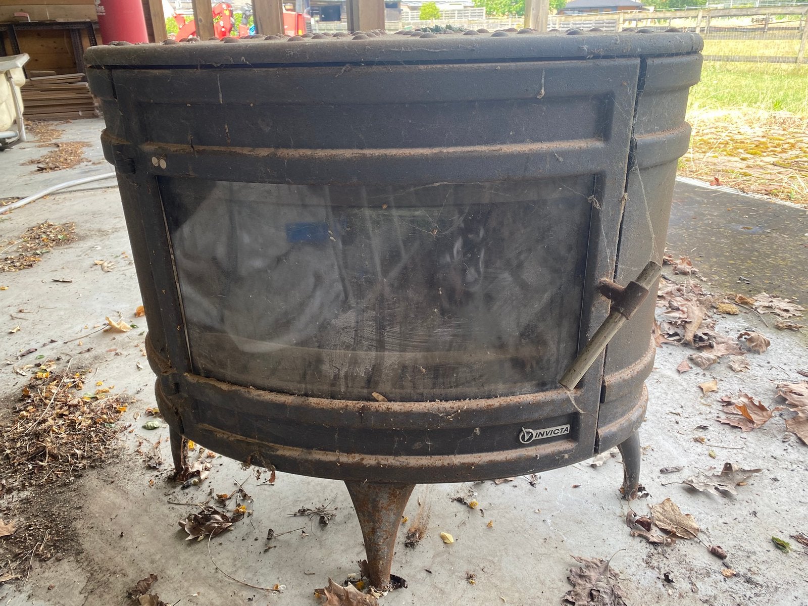 Kachel, Maison & Meubles, Cheminées, Enlèvement, Utilisé, Cheminée sur pied, Cheminée au bois