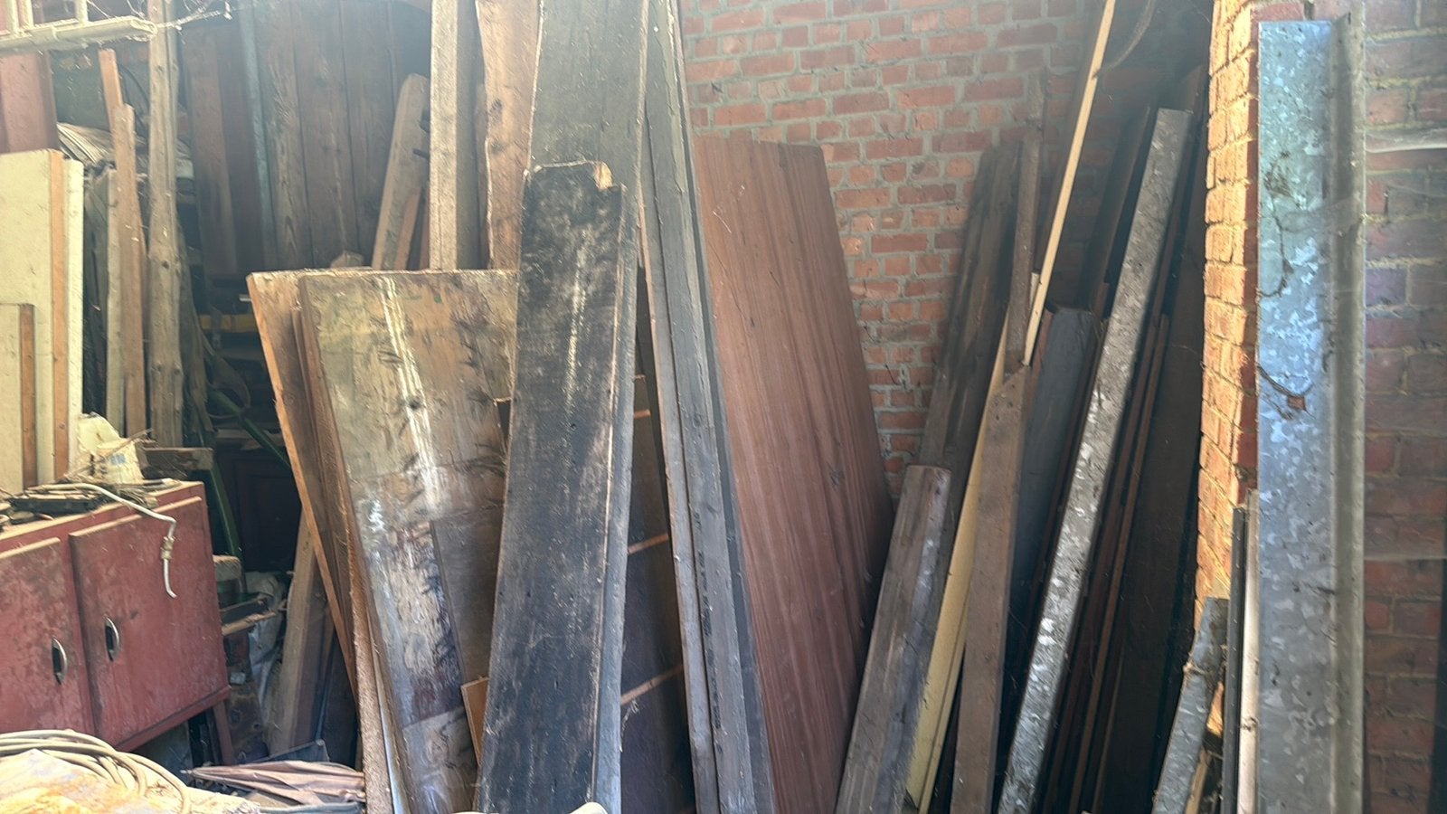 Hout - gratis af te halen - verschillende afmetingen, Doe-het-zelf en Bouw, Hout en Planken, Ophalen, Zo goed als nieuw