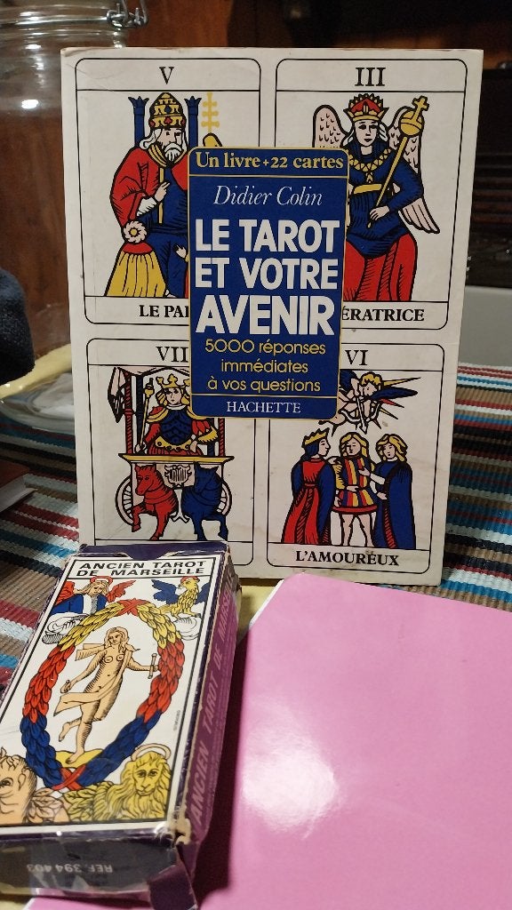 Ancien tarot de Marseille, Livres, Tarot ou Tirage de Cartes, Enlèvement, Utilisé, Autre