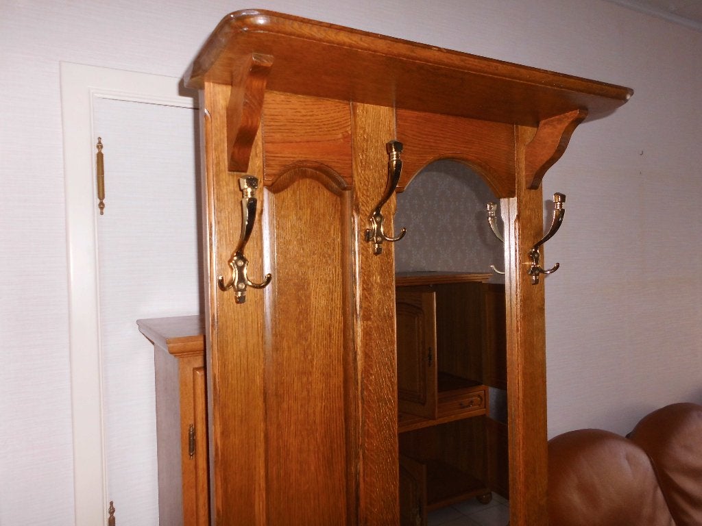 houten kapstok voor hal of andere, Ophalen, Hout
