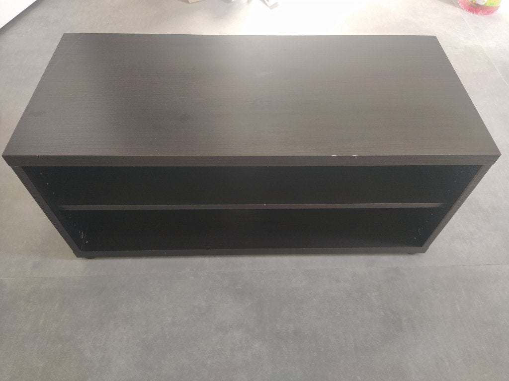 tv meubel - zwart, Ophalen, Gebruikt, 50 tot 100 cm, Minder dan 100 cm