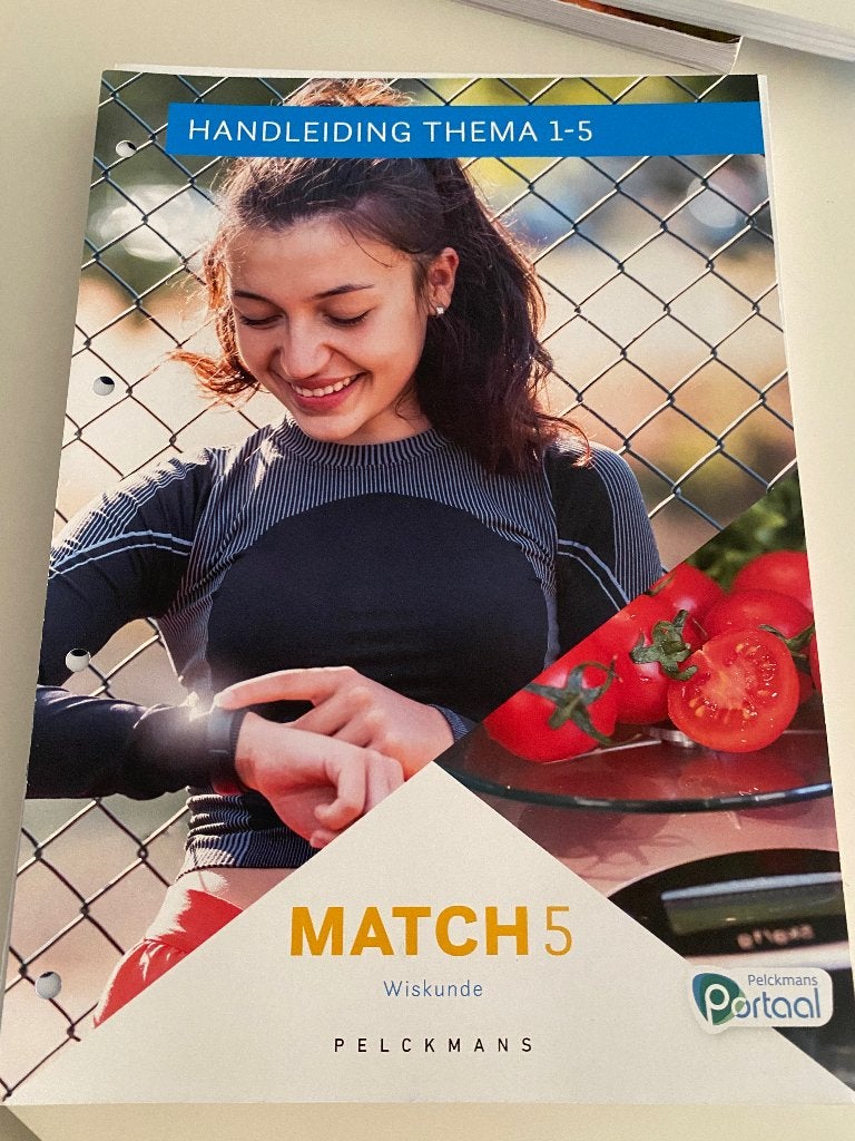 Match 5 - wiskunde handleiding, Boeken, Schoolboeken, Ophalen, Nieuw, Wiskunde B, Pelckmans