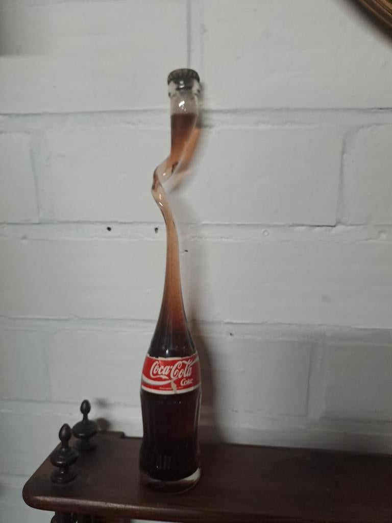 Coca-Cola twisted fles, Antiek en Kunst, Ophalen