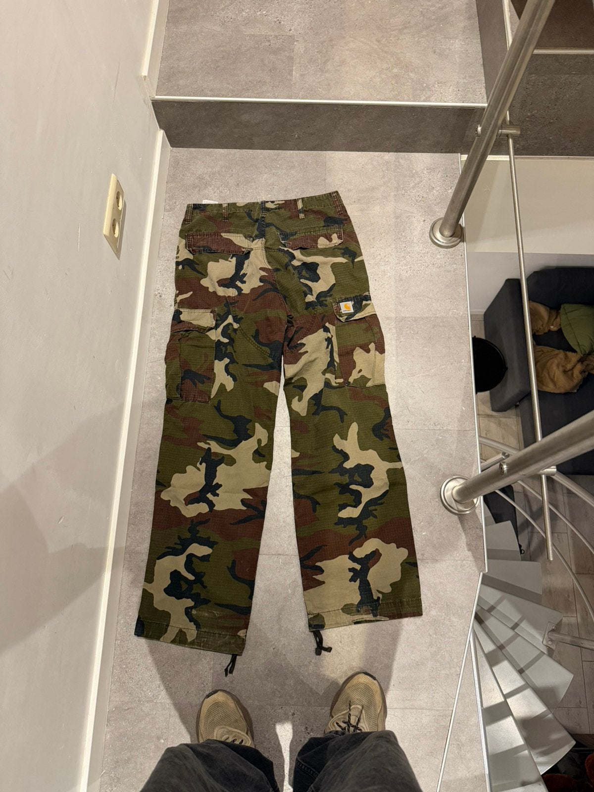 Carhart camo broek - maat 32-34, Ophalen, Gedragen, Overige maten, Meerkleurig