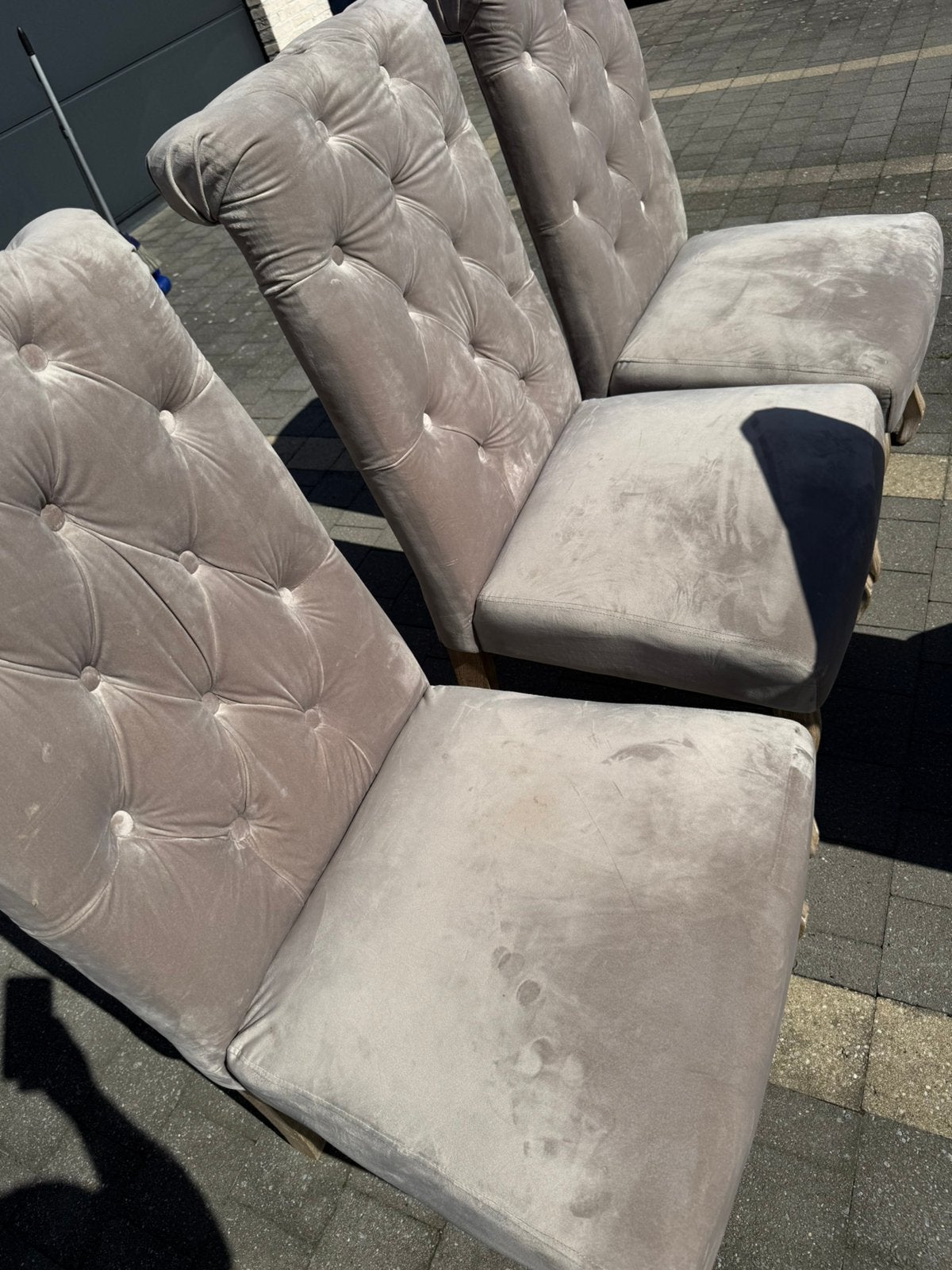 Luxe deglijke stoelen, Ophalen, Zo goed als nieuw, Vier